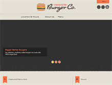 Tablet Screenshot of charlestonburgers.com